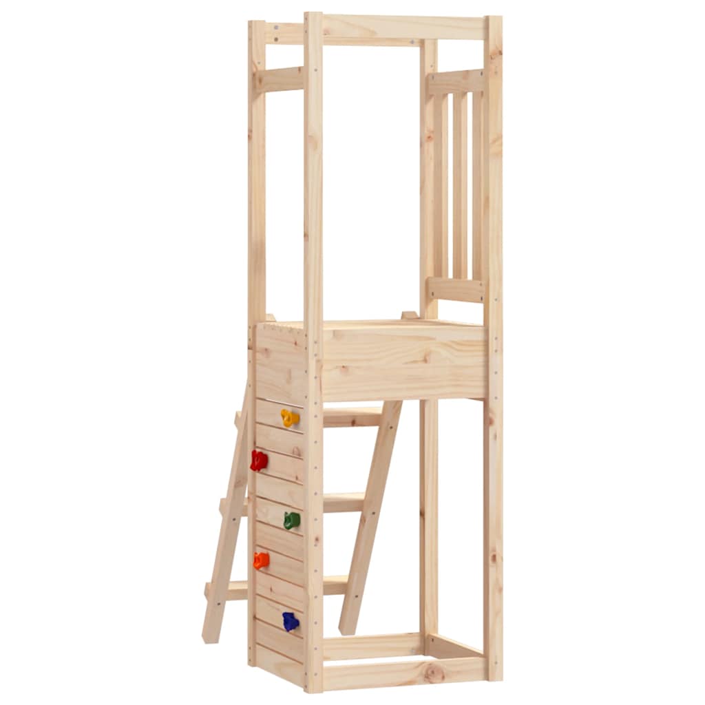 vidaXL Outdoor Playset 53x46.5x169 cm Solid Wood Pine - Brown