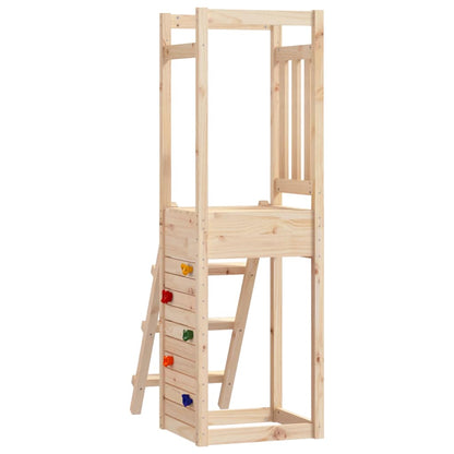 vidaXL Outdoor Playset 53x46.5x169 cm Solid Wood Pine - Brown