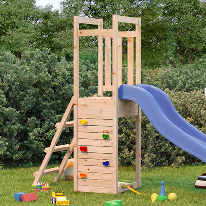 vidaXL Outdoor Playset 53x46.5x169 cm Solid Wood Pine - Brown