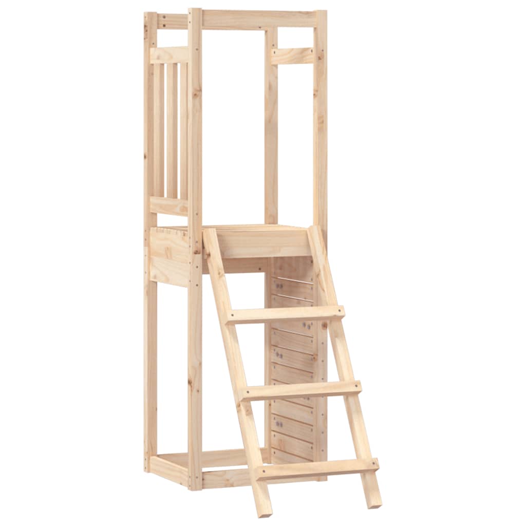 vidaXL Outdoor Playset 53x46.5x169 cm Solid Wood Pine - Brown