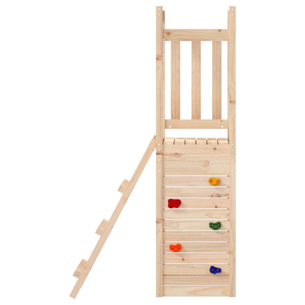 vidaXL Outdoor Playset 53x46.5x169 cm Solid Wood Pine - Brown