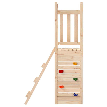 vidaXL Outdoor Playset 53x46.5x169 cm Solid Wood Pine - Brown