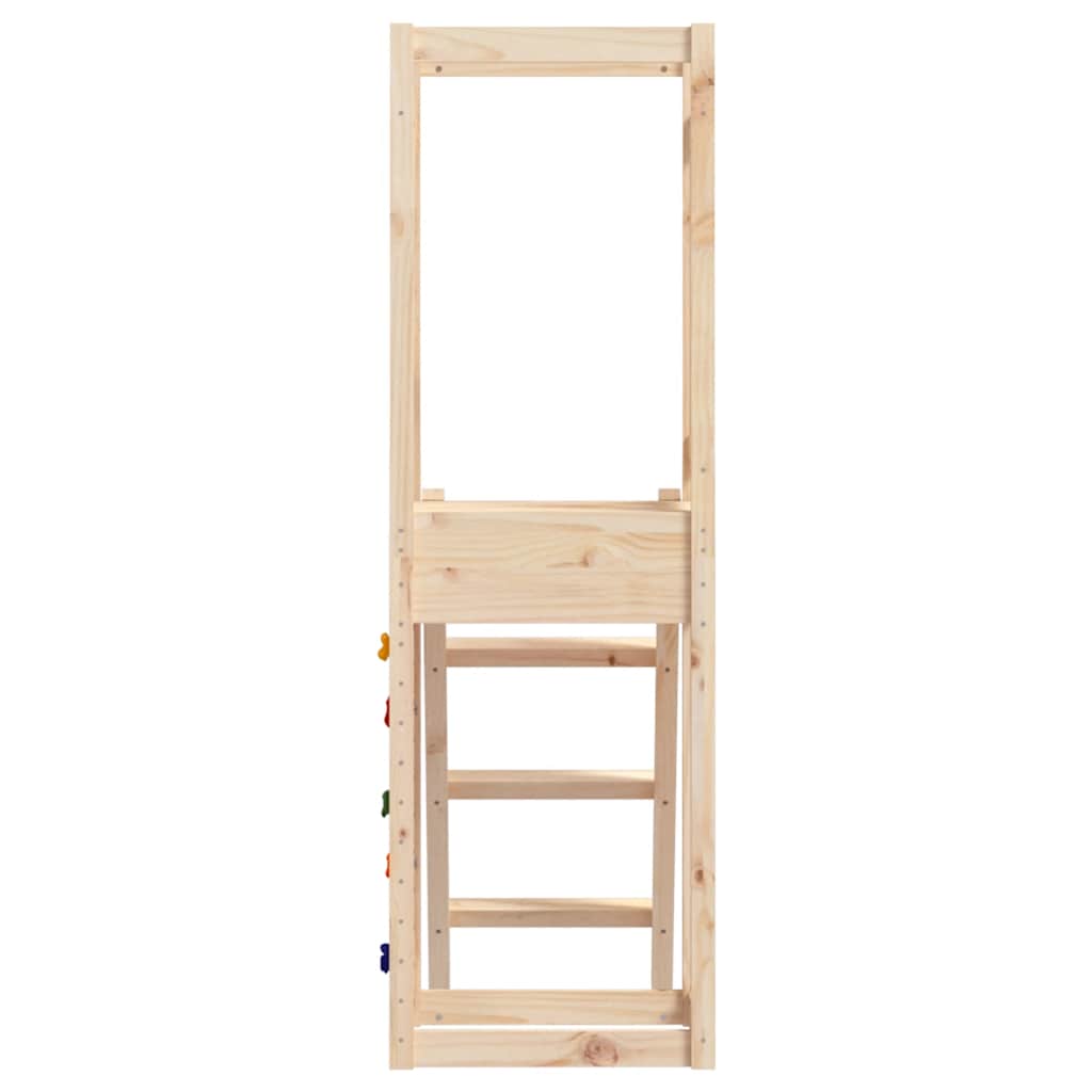 vidaXL Outdoor Playset 53x46.5x169 cm Solid Wood Pine - Brown
