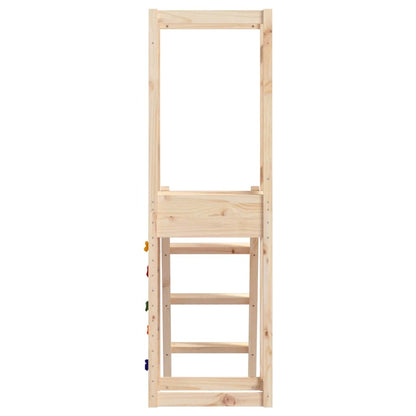 vidaXL Outdoor Playset 53x46.5x169 cm Solid Wood Pine - Brown
