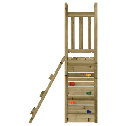 vidaXL Outdoor Playset 53x46.5x169 cm Impregnated Wood Pine - Brown