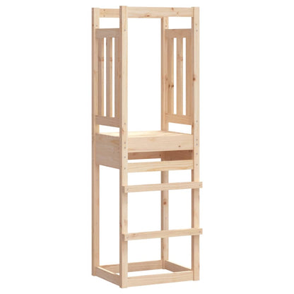 vidaXL Play Tower 53x46.5x169 cm Solid Wood Pine - Brown