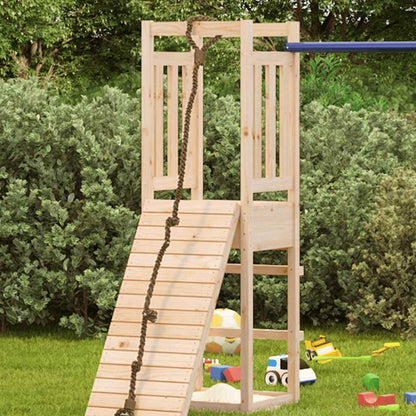 vidaXL Play Tower 53x46.5x169 cm Solid Wood Pine - Brown