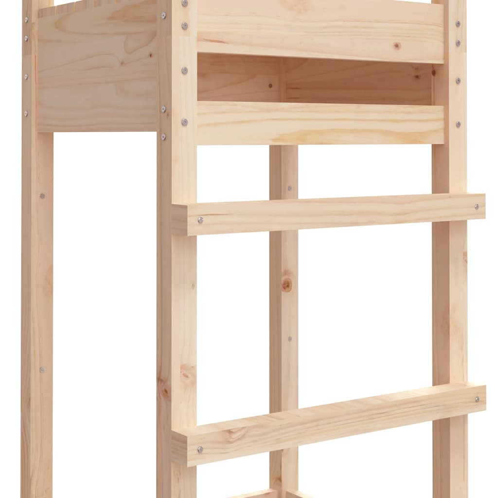 vidaXL Play Tower 53x46.5x169 cm Solid Wood Pine - Brown