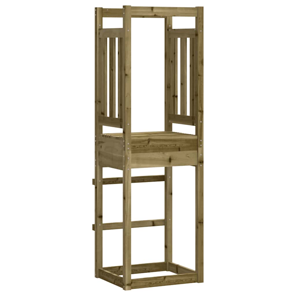 vidaXL Play Tower 53x46.5x169 cm Impregnated Wood Pine - Brown