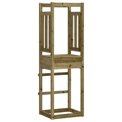 vidaXL Play Tower 53x46.5x169 cm Impregnated Wood Pine - Brown