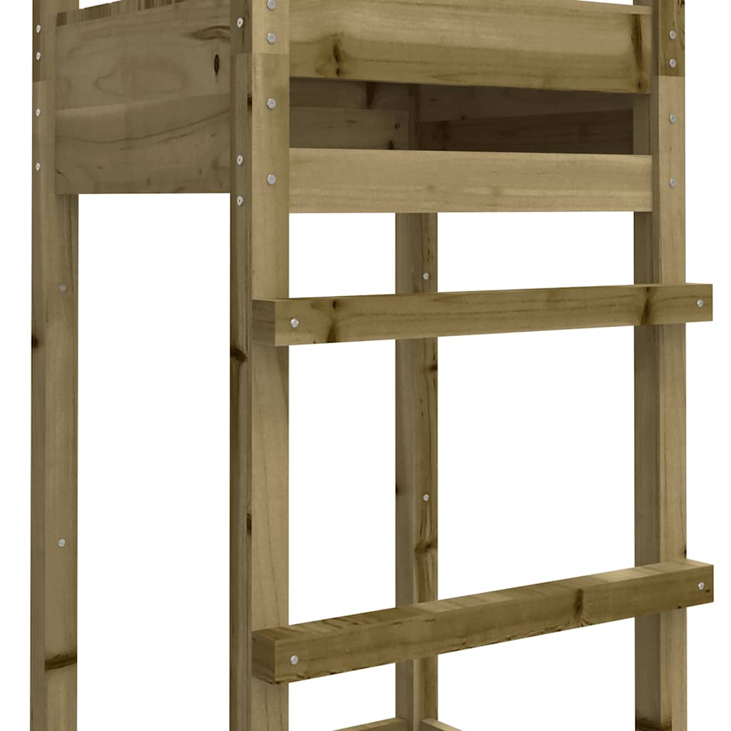 vidaXL Play Tower 53x46.5x169 cm Impregnated Wood Pine - Brown