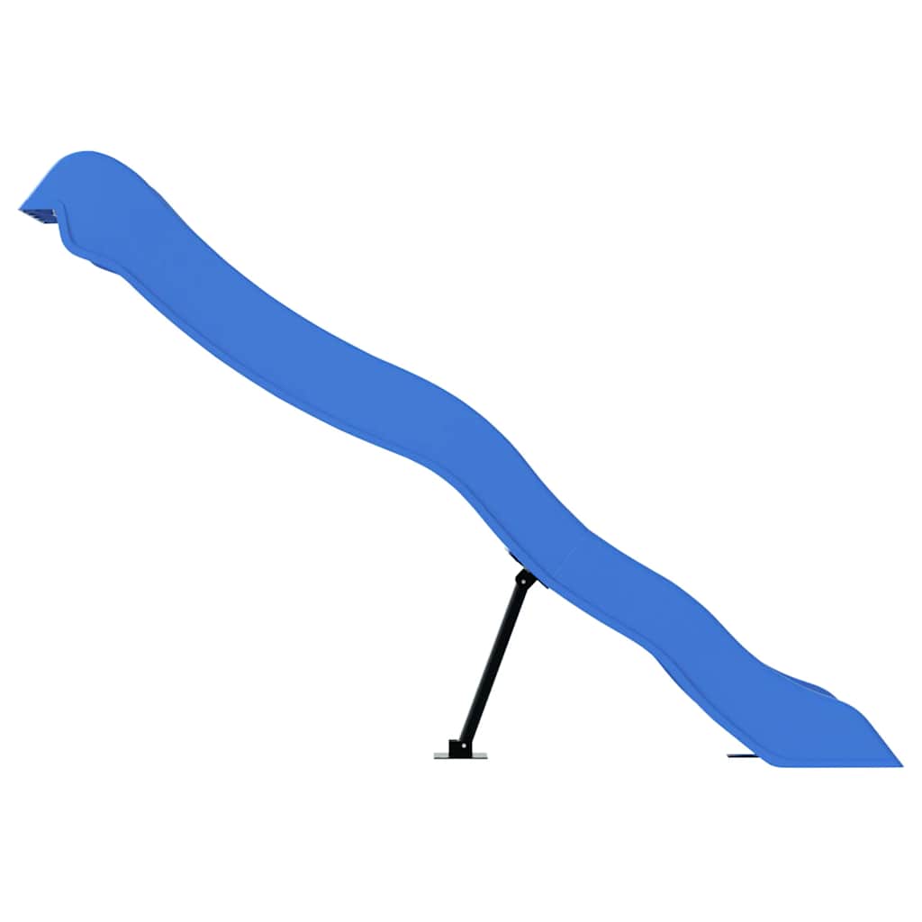 vidaXL Play Slide Blue 169x38.5 cm Polypropylene
