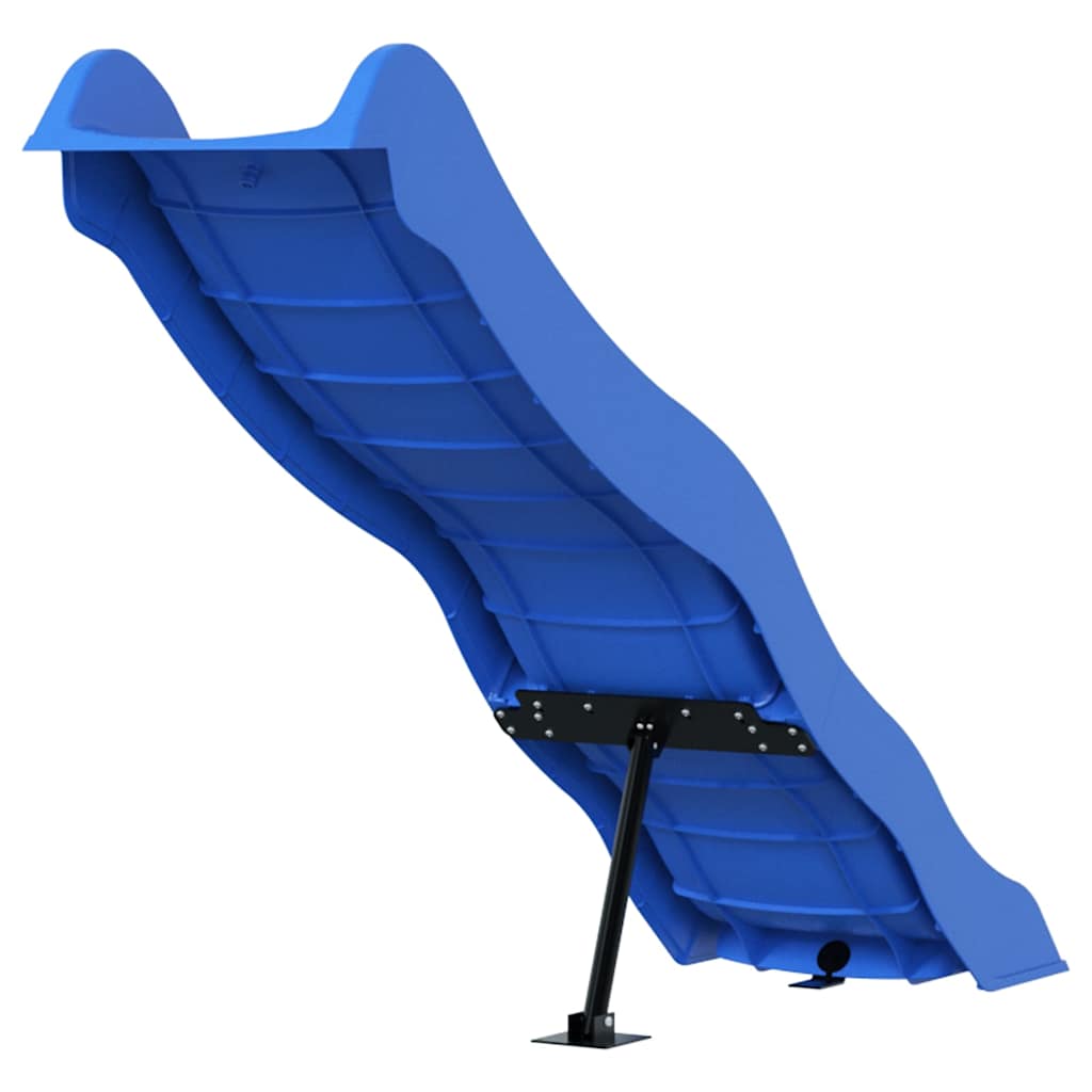 vidaXL Play Slide Blue 169x38.5 cm Polypropylene