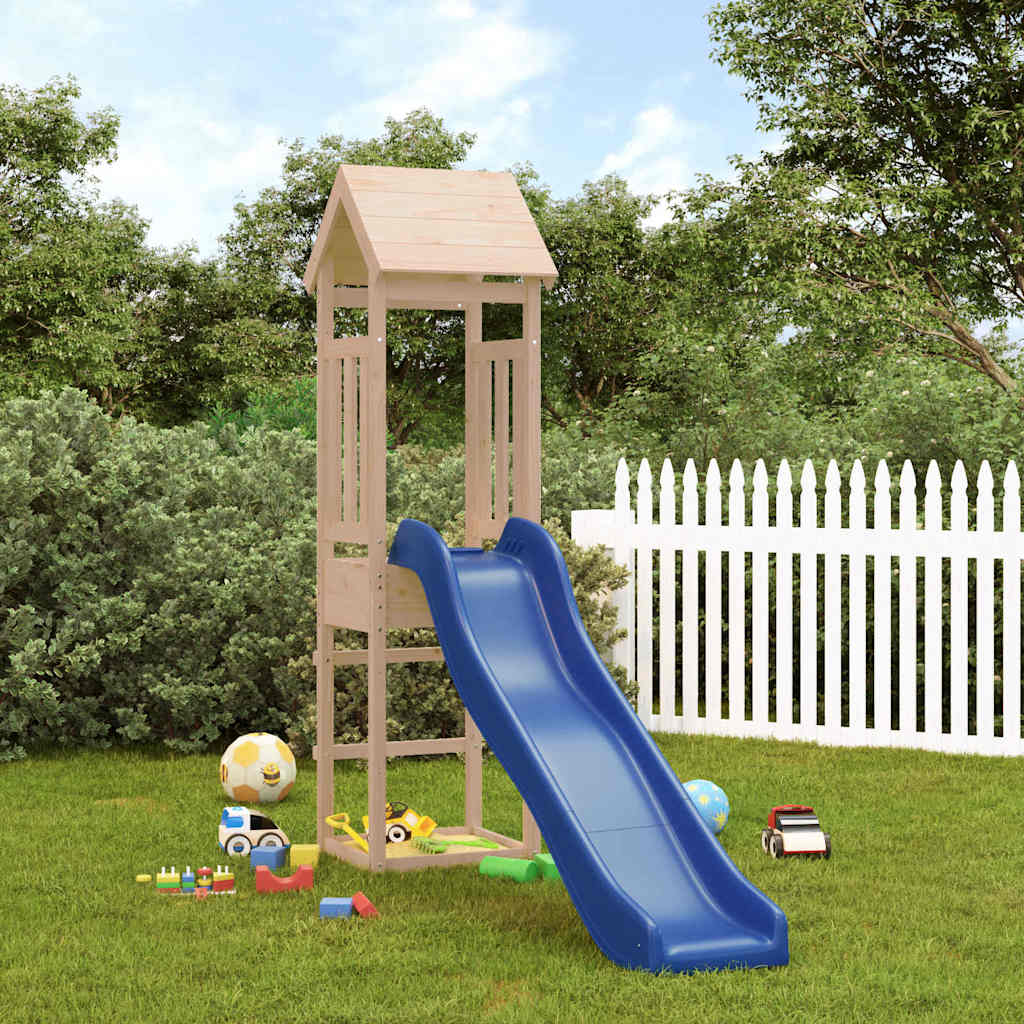 vidaXL Outdoor Playset Solid Wood Pine - Brown