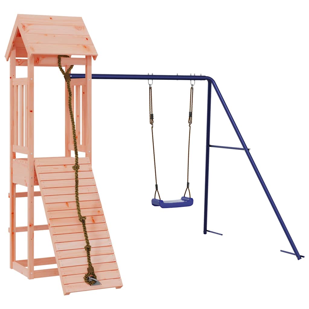 vidaXL Outdoor Playset Solid Wood Douglas - Brown - 32404