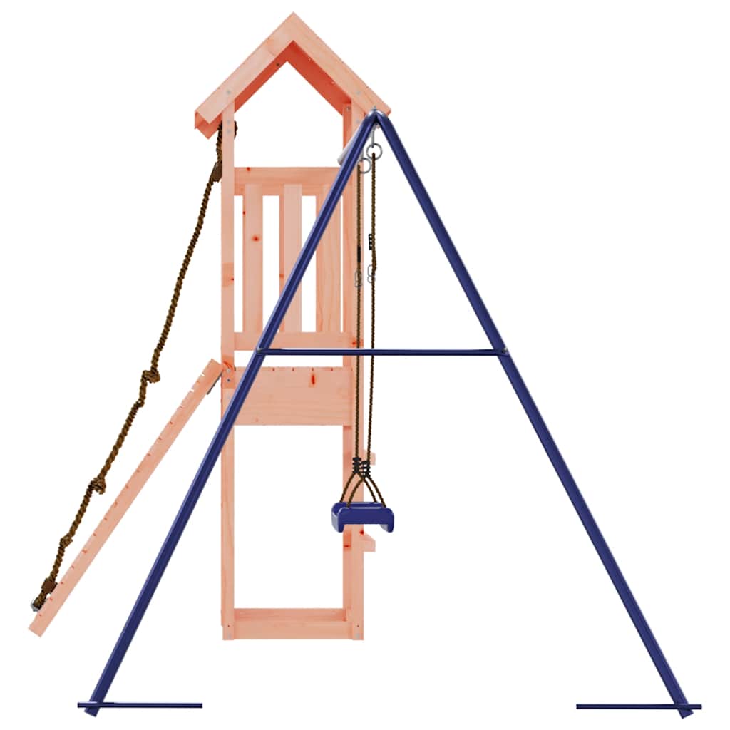 vidaXL Outdoor Playset Solid Wood Douglas - Brown - 32404