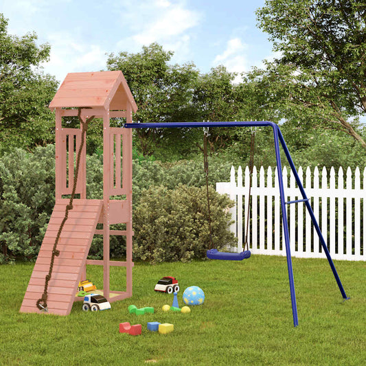 vidaXL Outdoor Playset Solid Wood Douglas - Brown - 32404