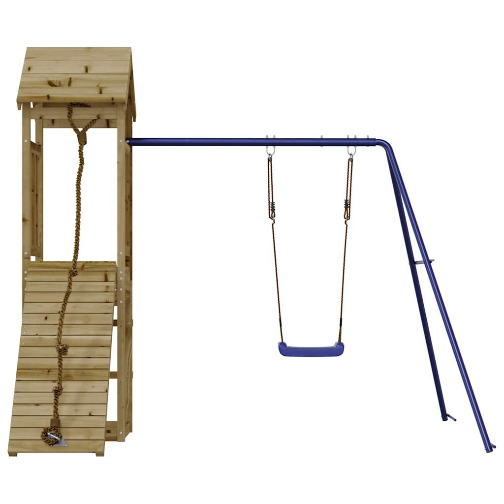 vidaXL Outdoor Playset Impregnated Wood Pine - Brown - 32411