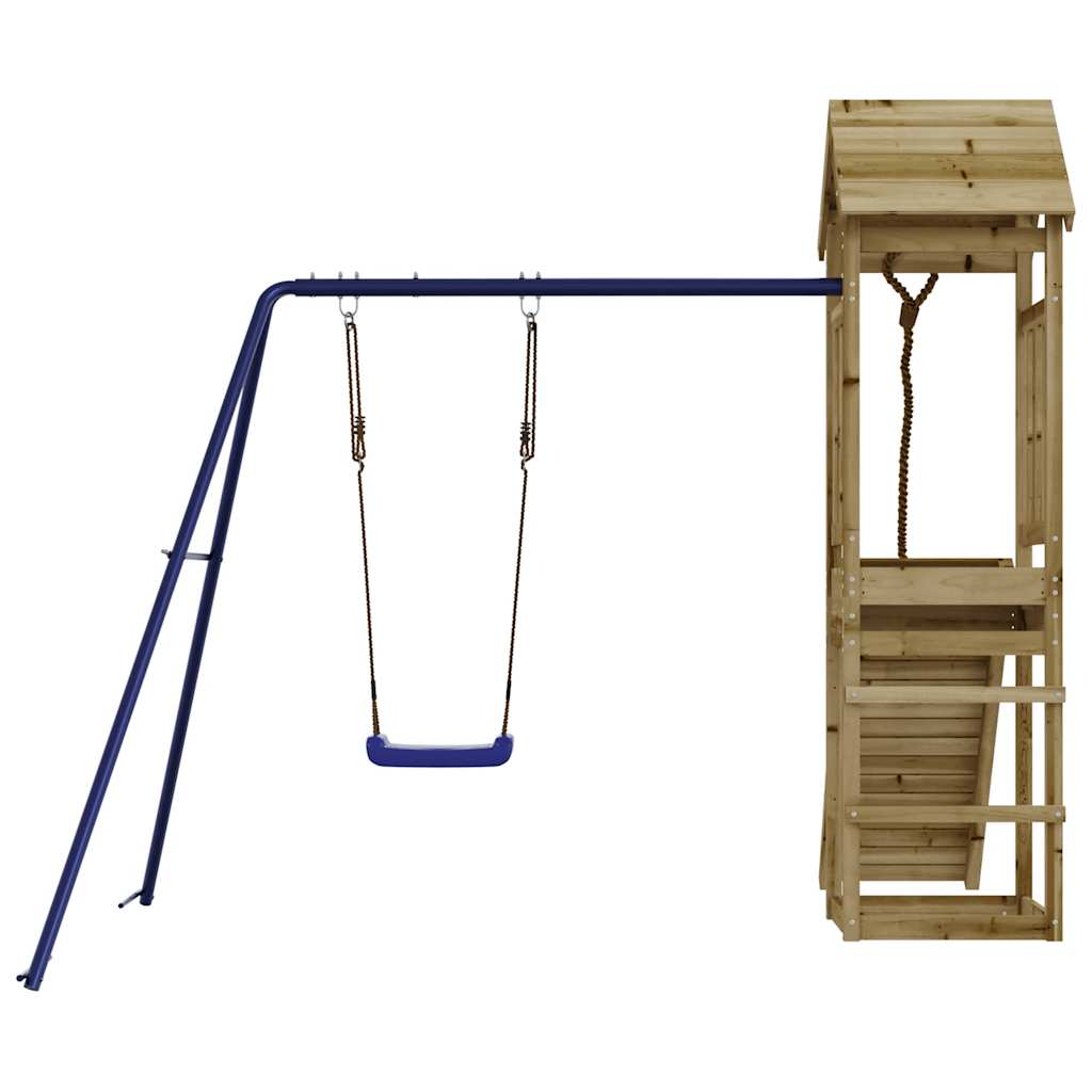 vidaXL Outdoor Playset Impregnated Wood Pine - Brown - 32411