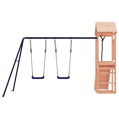 vidaXL Outdoor Playset Solid Wood Douglas - Brown - 32415