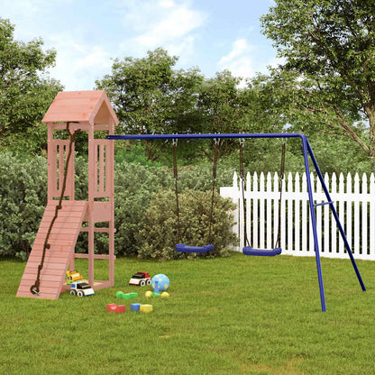 vidaXL Outdoor Playset Solid Wood Douglas - Brown - 32415