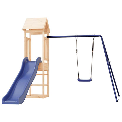 vidaXL Outdoor Playset Solid Wood Pine - Brown - 32419