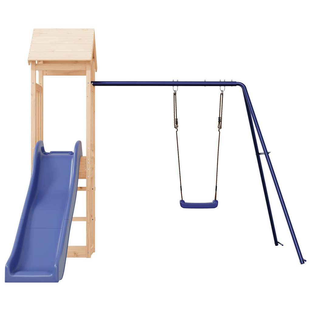 vidaXL Outdoor Playset Solid Wood Pine - Brown - 32419