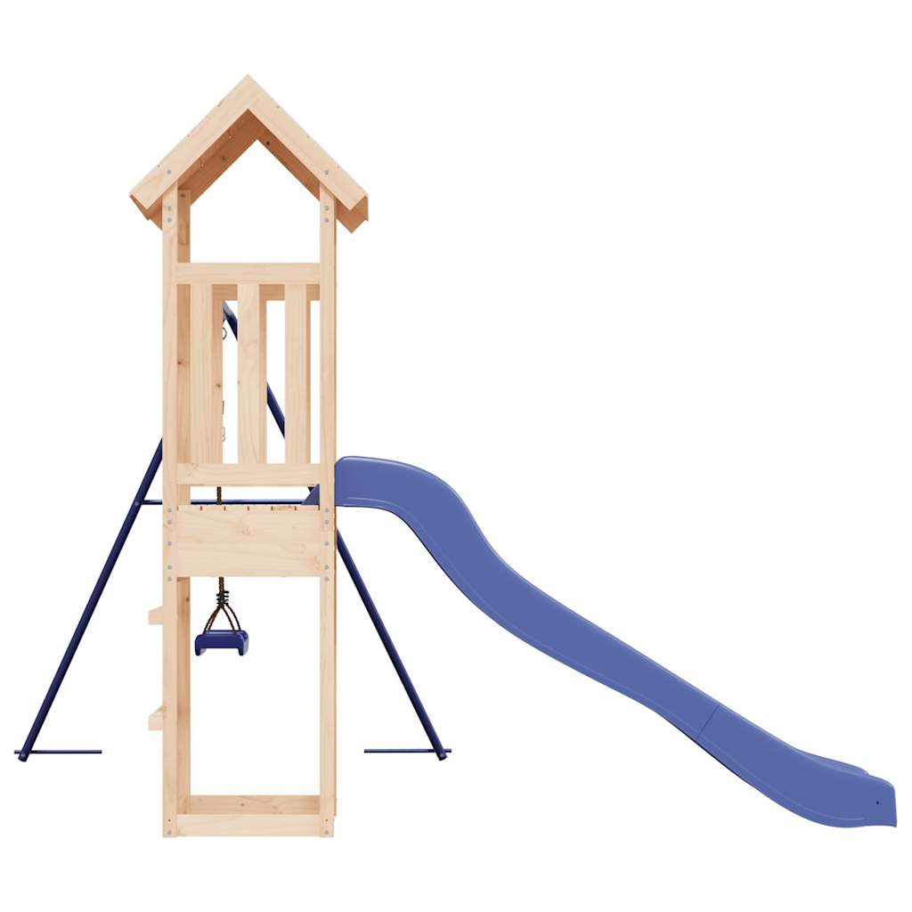 vidaXL Outdoor Playset Solid Wood Pine - Brown - 32419