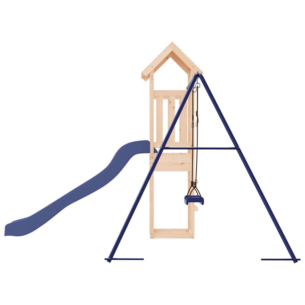 vidaXL Outdoor Playset Solid Wood Pine - Brown - 32419