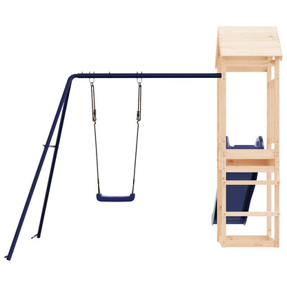 vidaXL Outdoor Playset Solid Wood Pine - Brown - 32419