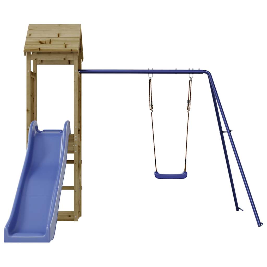 vidaXL Outdoor Playset Impregnated Wood Pine - Brown - 32433