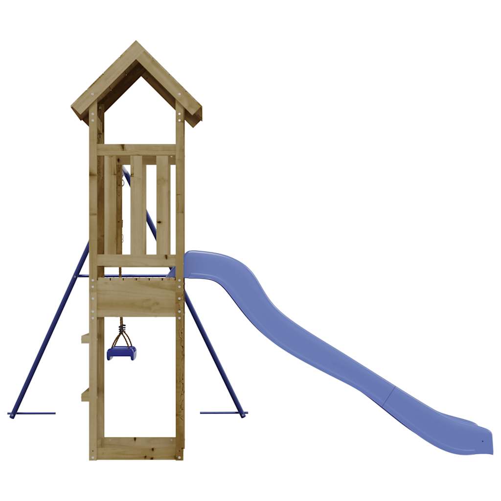 vidaXL Outdoor Playset Impregnated Wood Pine - Brown - 32433