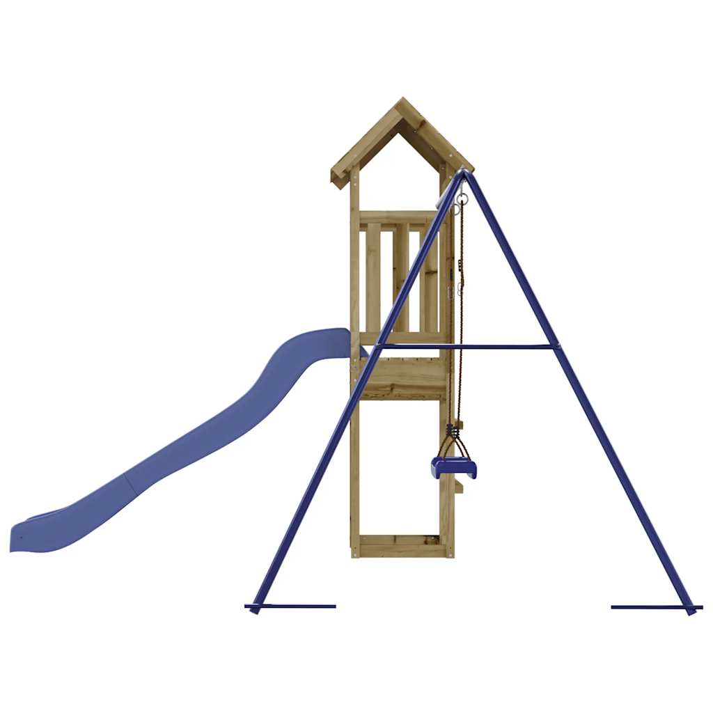 vidaXL Outdoor Playset Impregnated Wood Pine - Brown - 32433