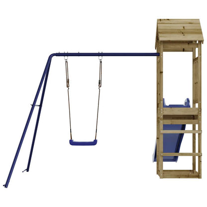vidaXL Outdoor Playset Impregnated Wood Pine - Brown - 32433