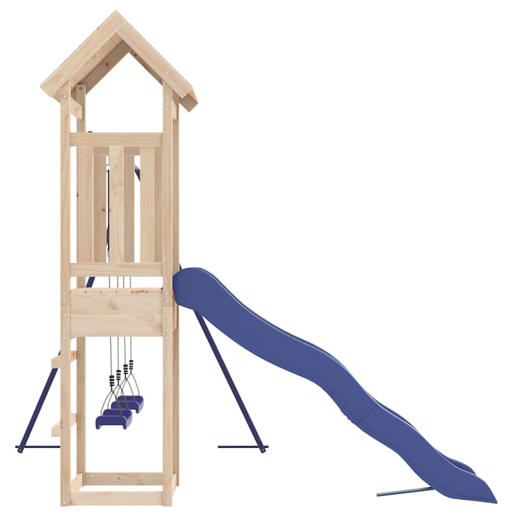 vidaXL Outdoor Playset Solid Wood Pine - Brown - 32435