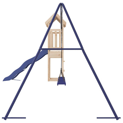 vidaXL Outdoor Playset Solid Wood Pine - Brown - 32435