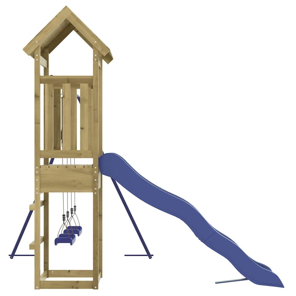 vidaXL Outdoor Playset Impregnated Wood Pine - Brown - 32447