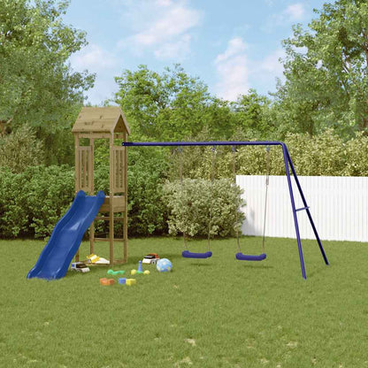 vidaXL Outdoor Playset Impregnated Wood Pine - Brown - 32447