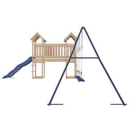 vidaXL Outdoor Playset Solid Wood Pine - Brown - 32448