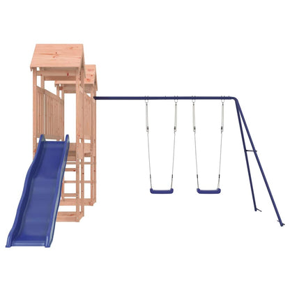 vidaXL Outdoor Playset Solid Wood Douglas - Brown - 32461