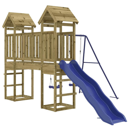 vidaXL Outdoor Playset Impregnated Wood Pine - Brown - 32474