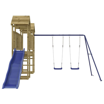 vidaXL Outdoor Playset Impregnated Wood Pine - Brown - 32474