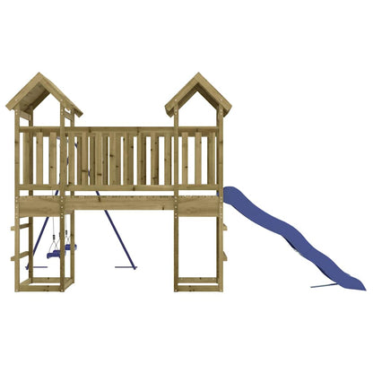 vidaXL Outdoor Playset Impregnated Wood Pine - Brown - 32474