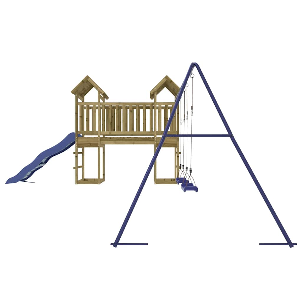 vidaXL Outdoor Playset Impregnated Wood Pine - Brown - 32474