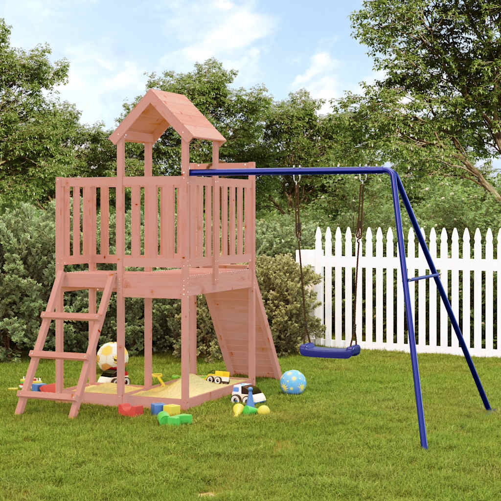vidaXL Outdoor Playset Solid Wood Douglas - Brown - 32491