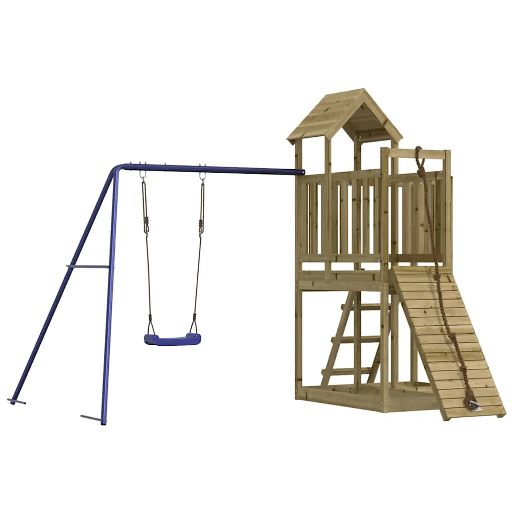 vidaXL Outdoor Playset Impregnated Wood Pine - Brown - 32496