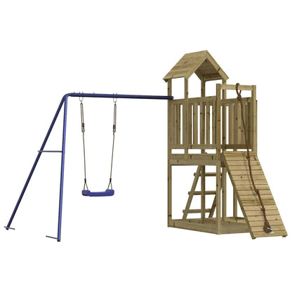 vidaXL Outdoor Playset Impregnated Wood Pine - Brown - 32496