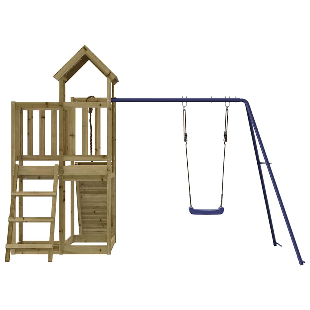 vidaXL Outdoor Playset Impregnated Wood Pine - Brown - 32496