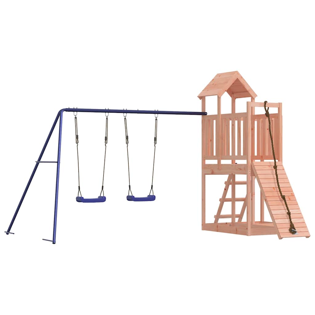 vidaXL Outdoor Playset Solid Wood Douglas - Brown - 32505