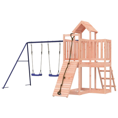 vidaXL Outdoor Playset Solid Wood Douglas - Brown - 32505